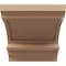 Ekena Millwork 6"W x 6"D x 6"H Wide Diane Rough Cedar Woodgrain TimberThane Corbel, Primed Tan CORUR06X06X06DIARCPR - alternate 4